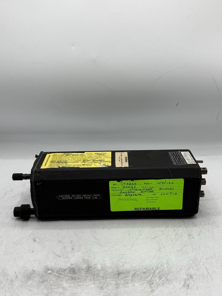Narco NAV121 VOR/LOC Indicator READ