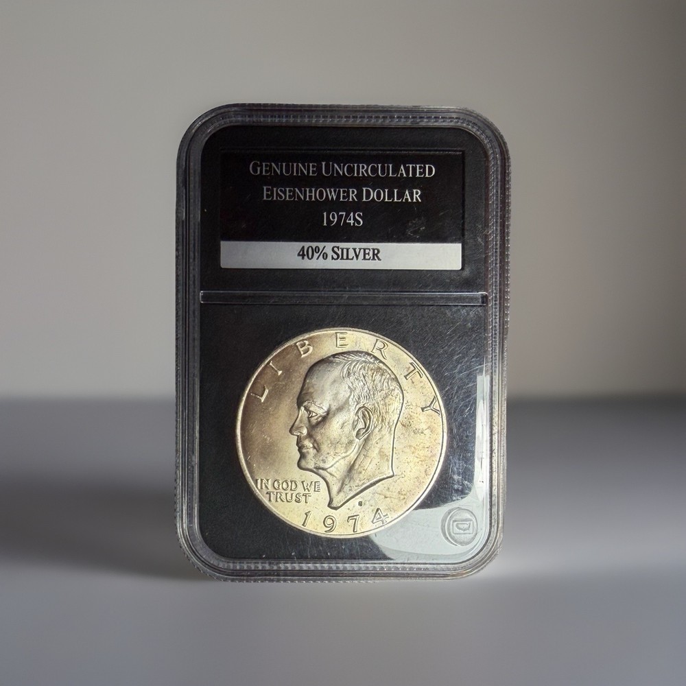 1974-S Eisenhower Ike Silver Dollar