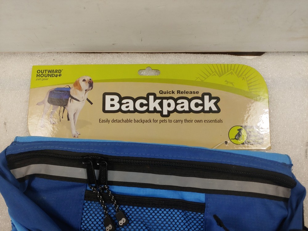 NWT Outward Hound Backpack Quick Release for Medium Sized Dogs 700603053112