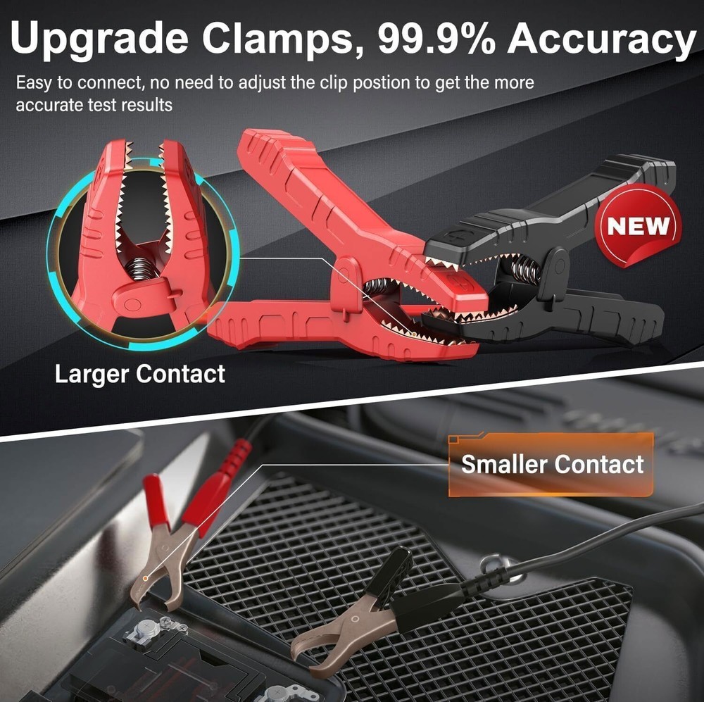 Foxwell BT705 12V Battery Tester Cranking Start 100-2000CCA Analyzer Diagnostic