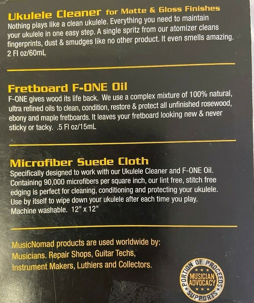 Music Nomad Premium Ukulele Care Kit