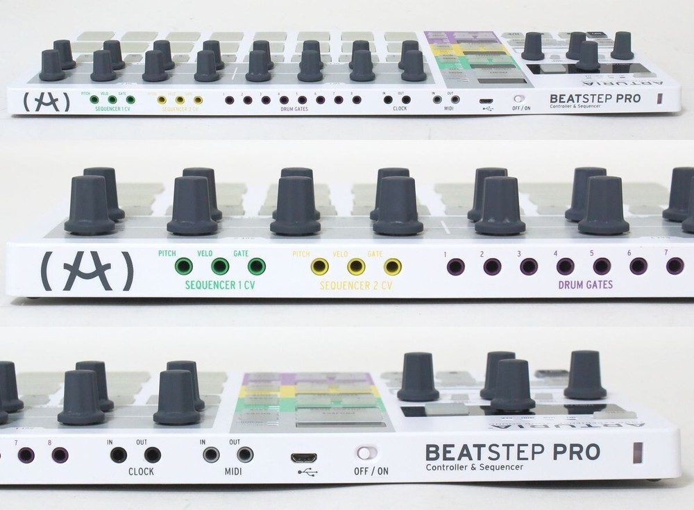 Arturia BeatStep Pro White Advanced MIDI Controller Sequencer