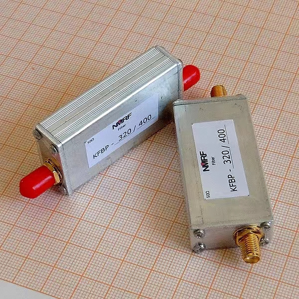 1*Pc 320～400 MHz Band-pass Filter With Pure Copper SMA interface