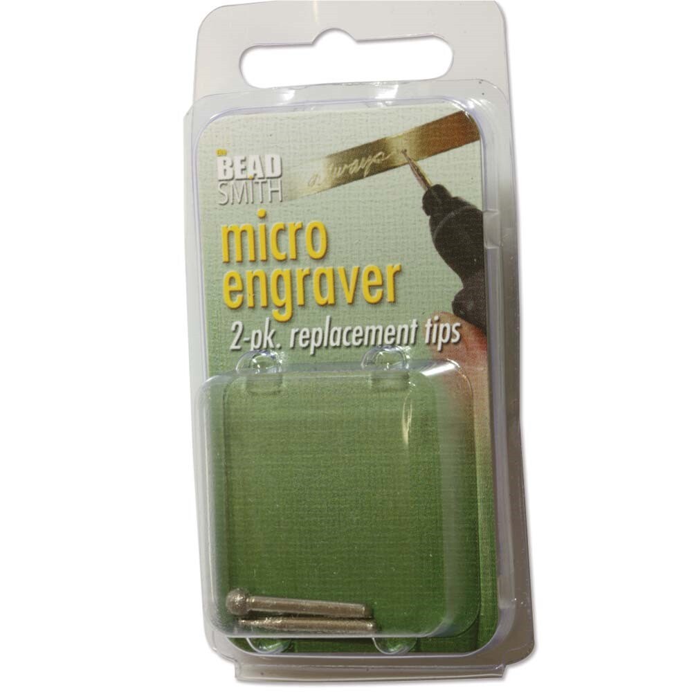 2 Replacement Tips for the Bead Smith Micro Engraver Tool