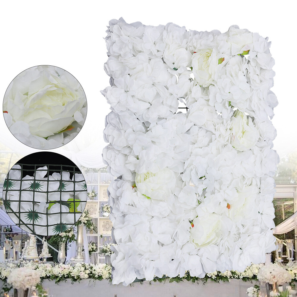 6 PCS Artificial Hydrangea Flower Wall Panel For Wedding Party Backdrop 60x40cm