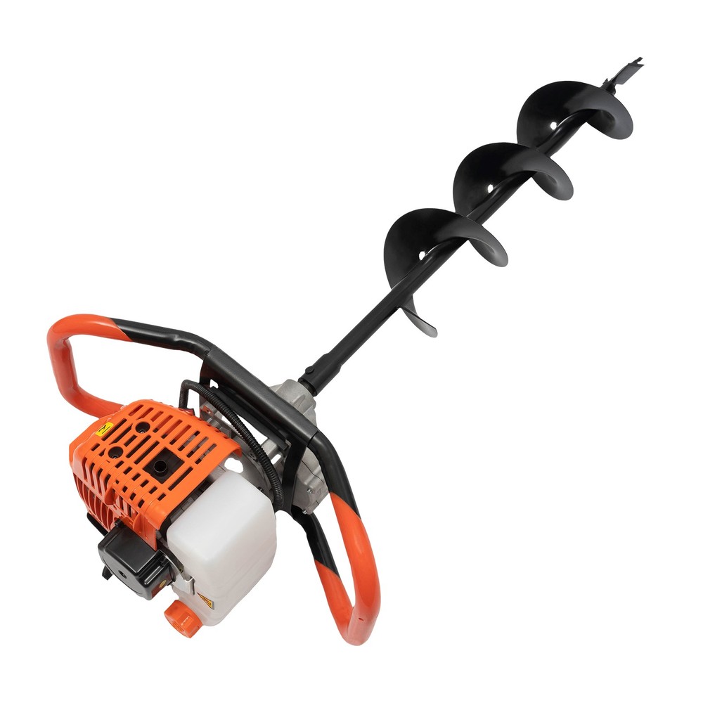 2-stroke, Air-cooled Auger Post Hole Digger 2.3hp Post Hole Digger 52cc