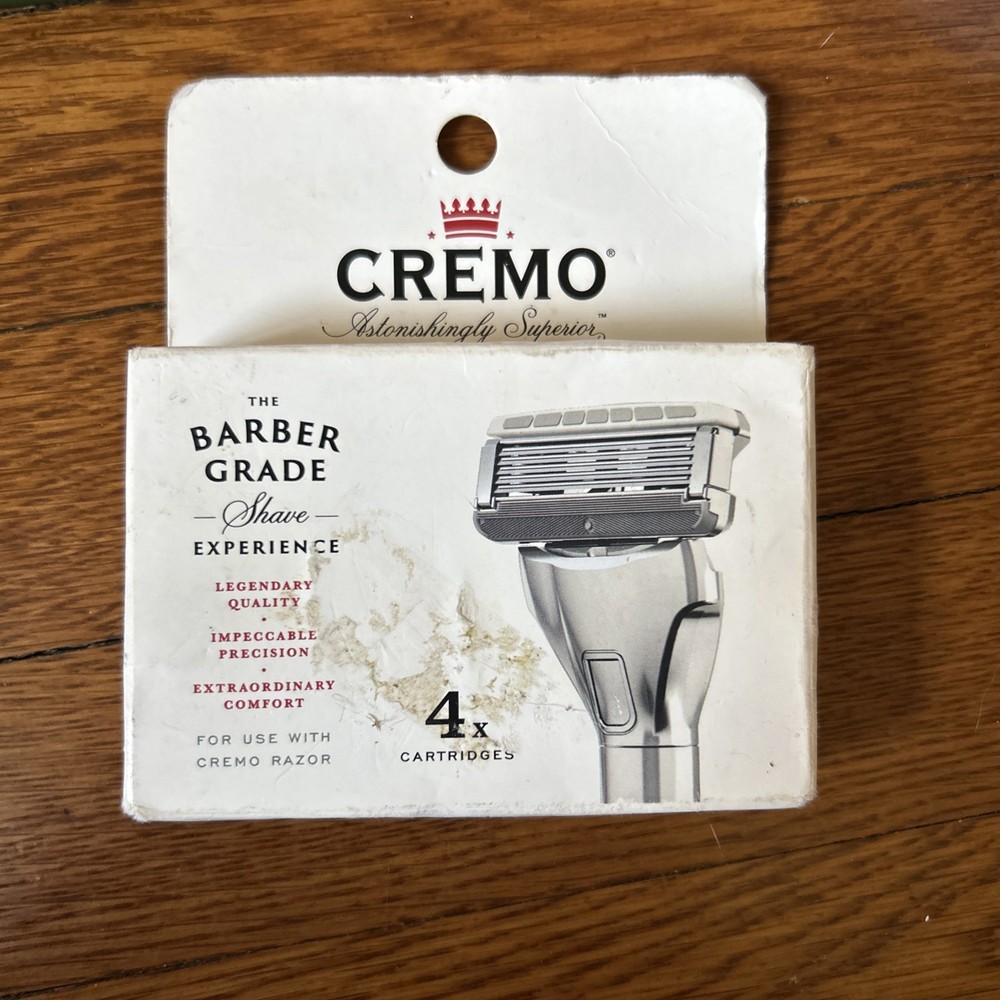 Cremo The Barber Grade Share Experience 4 Cartridges Impeccable Precision