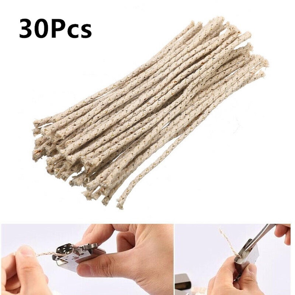 30* Copper Wire Cotton Core Wick Thread Replacement in Dispenser Oil Lighters
