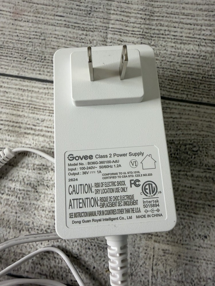 Govee String Downlights Extra Parts Power Adapter