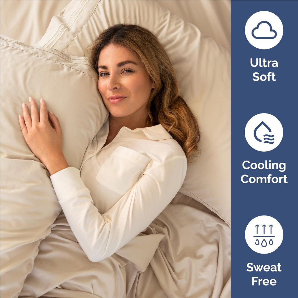 Wheat Split King Bed Sheets Set - 10 Pieces Total