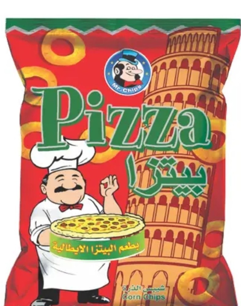 13 Pack X Mr.Chips Pizza Flavor Corn Chips (18 Gram) مستر شيبس بيتزا pizza