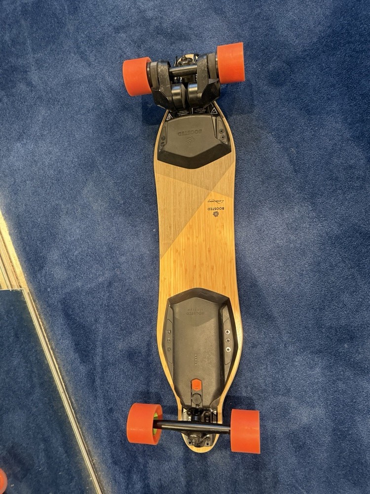Boosted Stealth Electric Longboard with Remote, Charger, Manual & Box