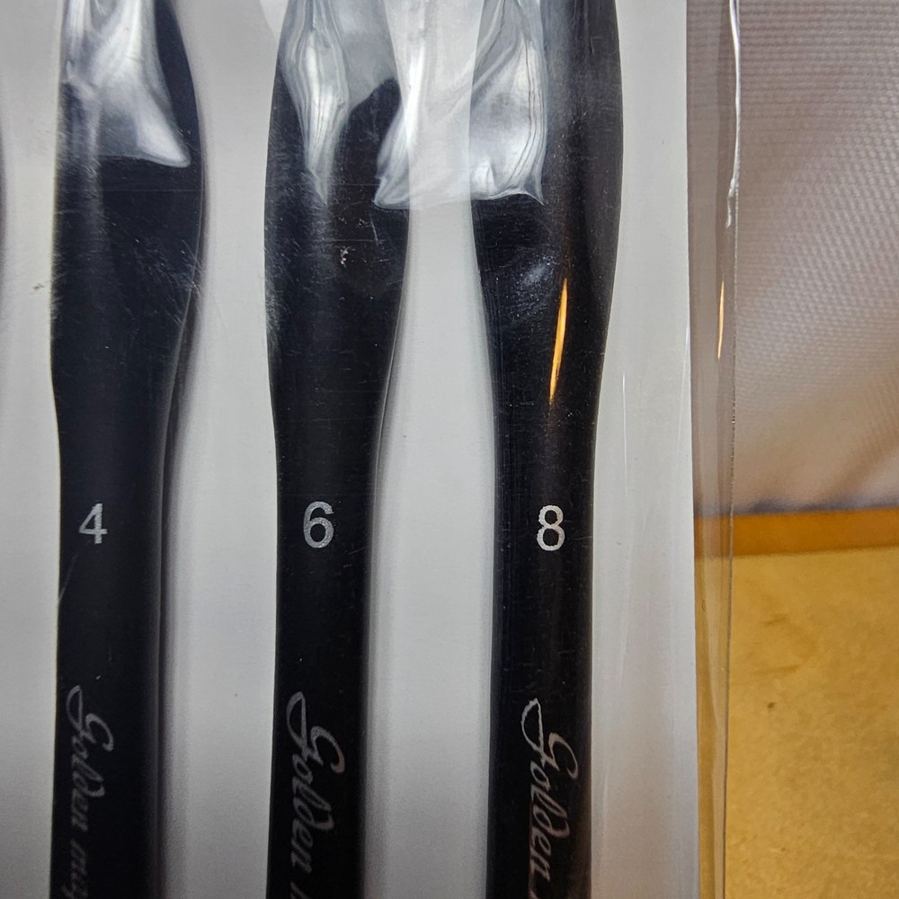 Golden Maple 10pc Detailing Brushes