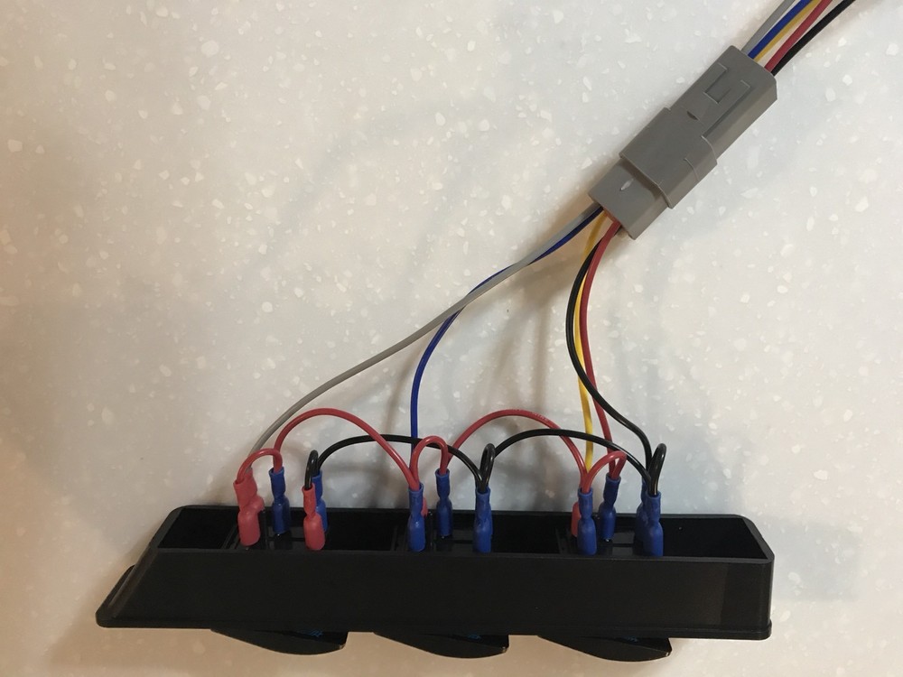 Custom Wire Harness For 3 Hole Switch Panel Switches Only