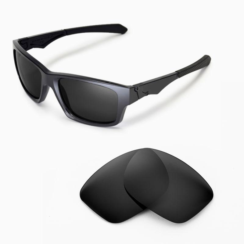 Walleva Black Non-Polarized Replacement Lenses for Oakley Jupiter Squared