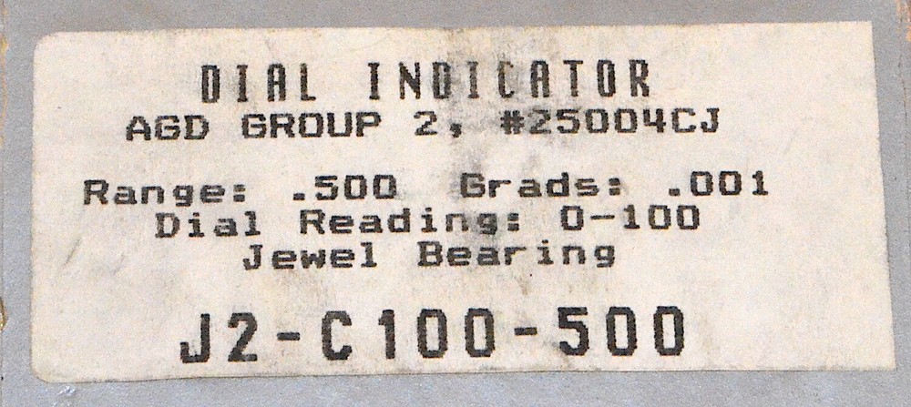 CDI Chicago Dial Indicator *Used* J2-C100-500