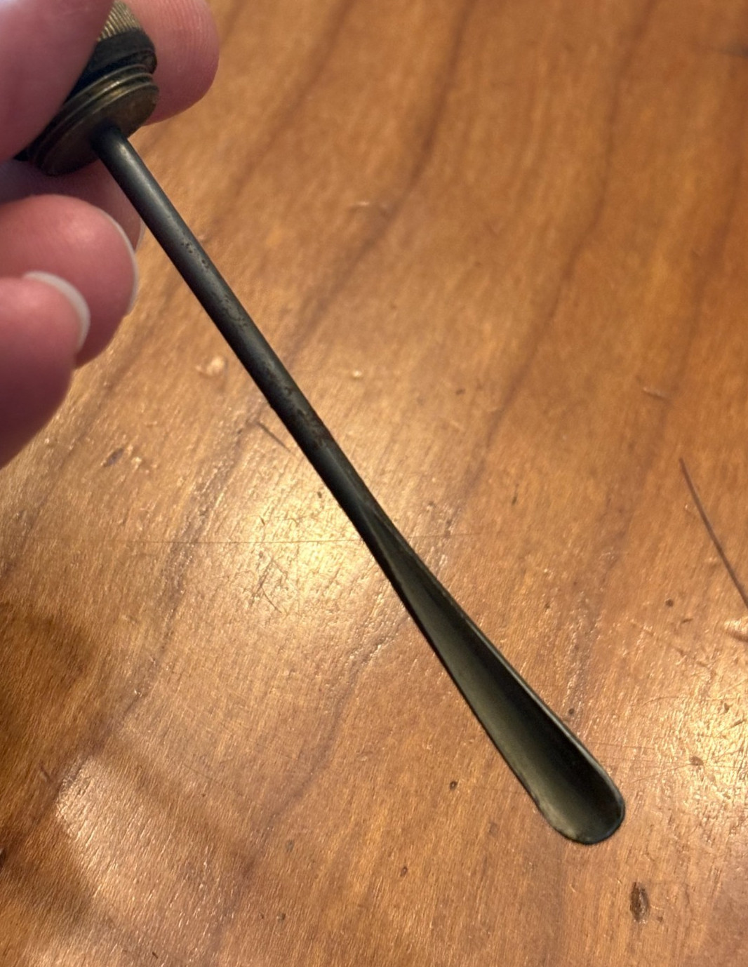 Lee Enfield SMLE Brass Oil Bottle~Marked H J & S Vintage