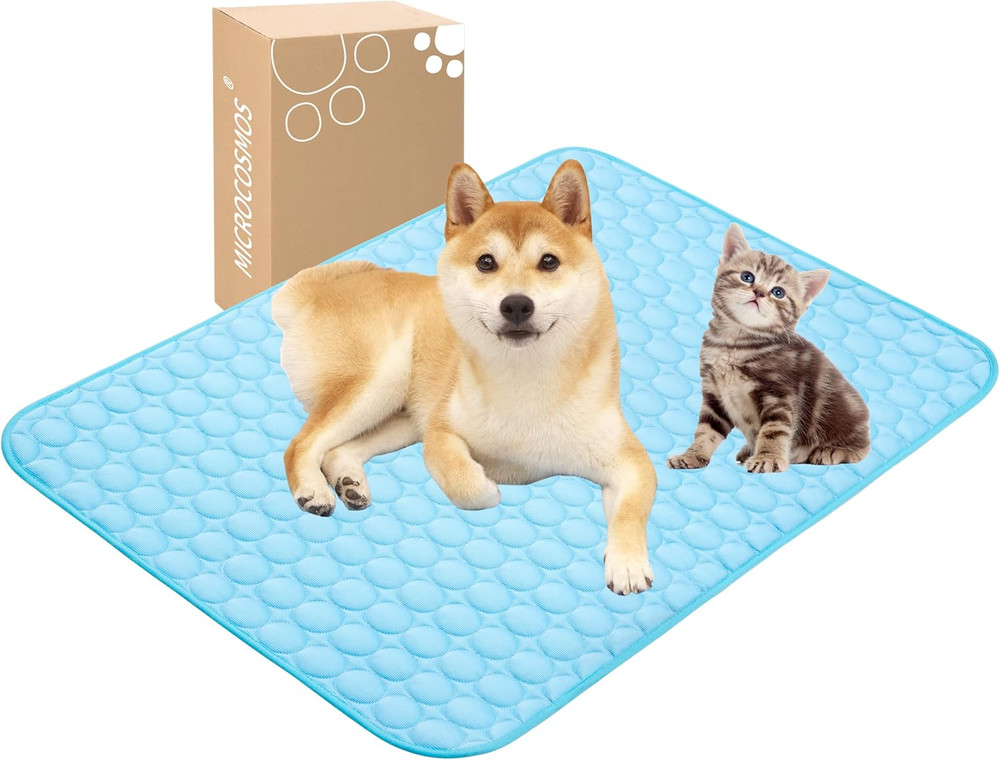Summer Cooling Mat & Sleeping Pad- Water Absorption Top, Materials Safe, Easy Ca