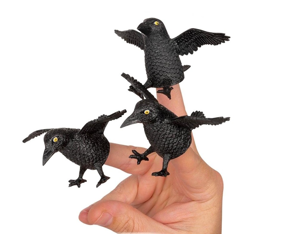 Mcphee 3 Pack Finger Crows Finger Puppets,1970-Now