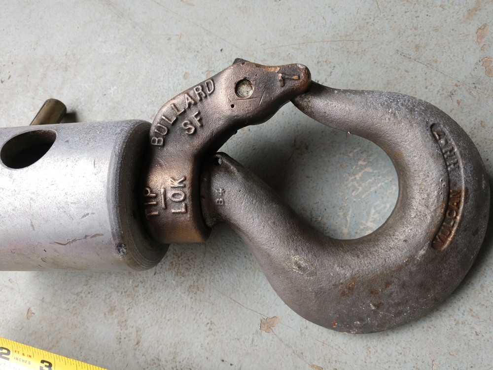 Bullard SF #7 safety lock crane hook