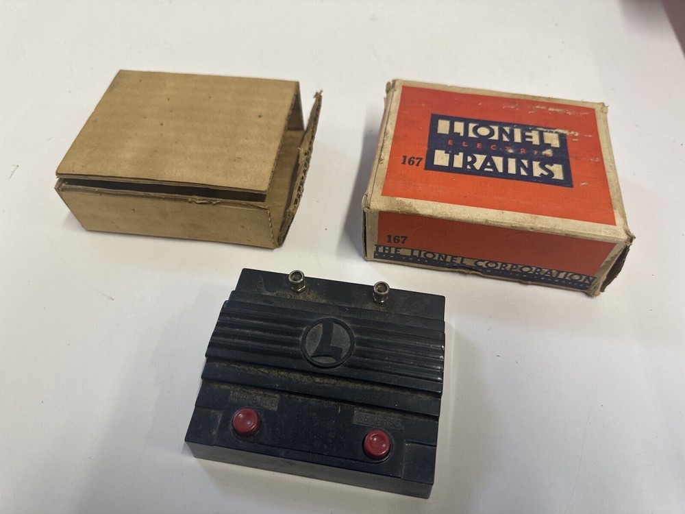 LIONEL EARLY POSTWAR 167 WHITSLE CONTROLLER WITH BOX