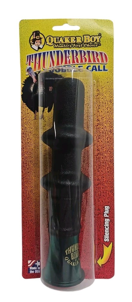 Quaker Boy Thunderbird Gobble Call - Silencing Plug Included New