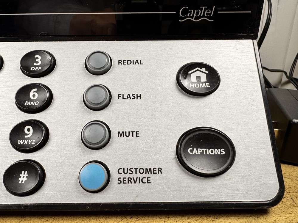 CapTel 2400iBT Captioned Telephone w Screen Bluetooth Tested Working