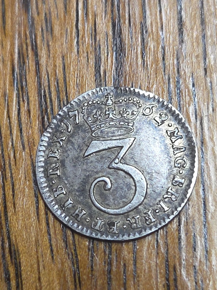 Great Britain 1762 3 Pence Xf