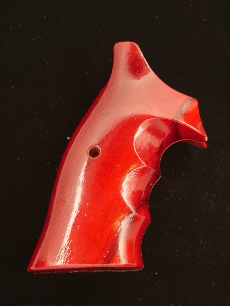 CUSTOM MADE S&W SMITH & WESSON K/L ROUND BUTT FRAME TARGET GRIP *FLAT-MAROON*