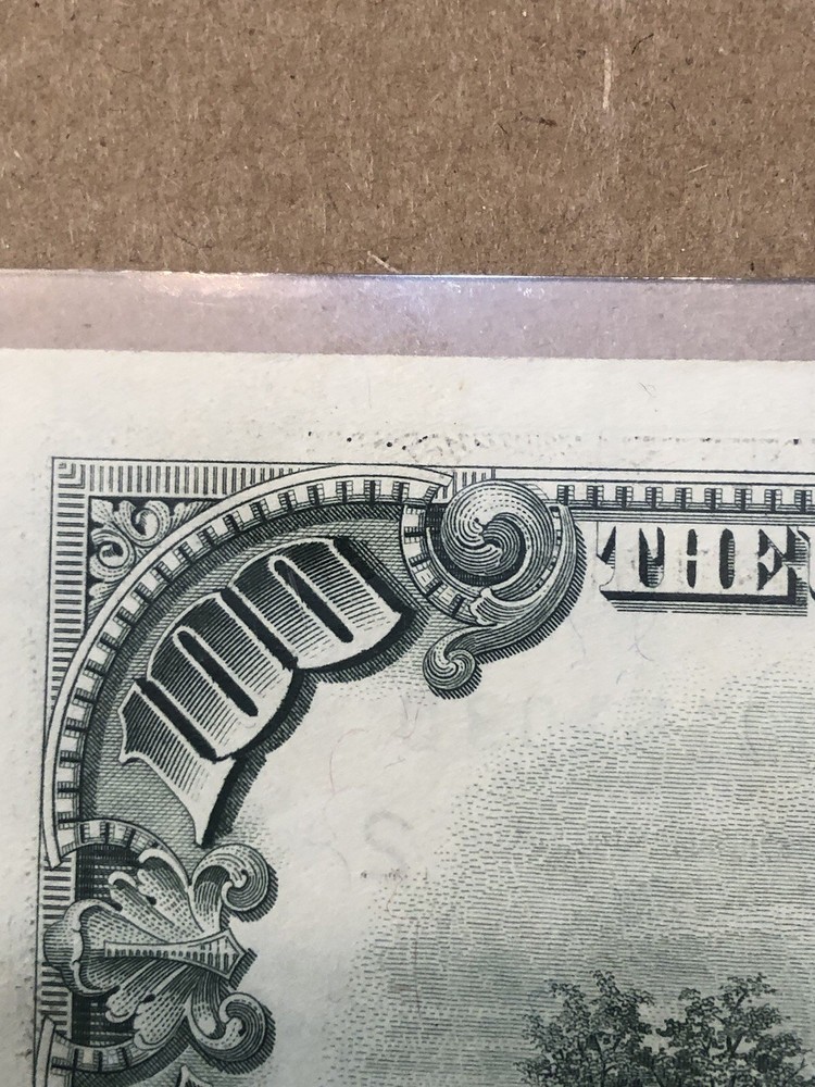 Older 1988 $100 Dollar Offset print Error circulatedNote
