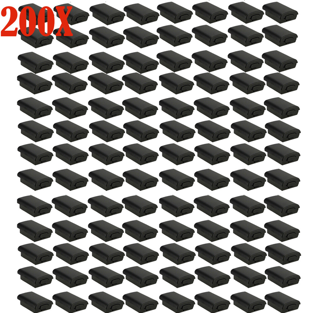 200Pcs AA Battery Back Cover Case Shell Pack For Xbox 360 Wireless Controller US