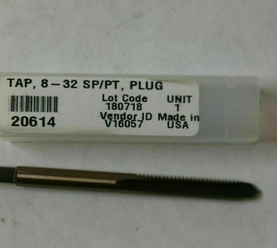 Tap/ 8-32 SP/PT/ Plug/ 20614