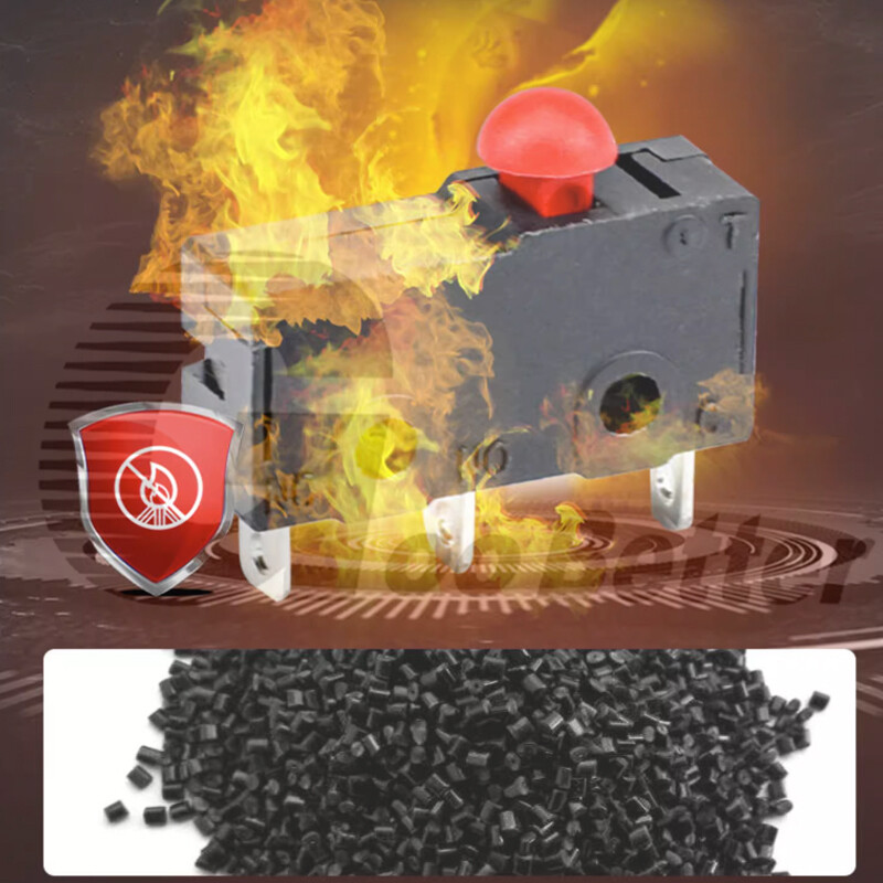 Micro Microswitch Limit Switch Long Curved Roller Lever Snap Action Limit Switch