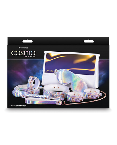 Cosmo Bondage 8 Pc Kit Restraint Kit Rainbow