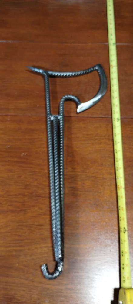 Handmade Rebar Axe