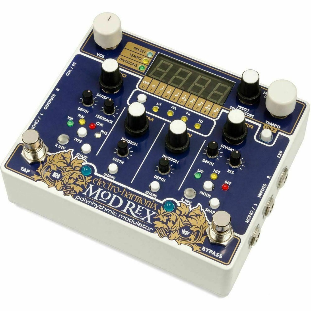 Electro Harmonix Mod Rex Polyrhythmic Modulator Pedal - New