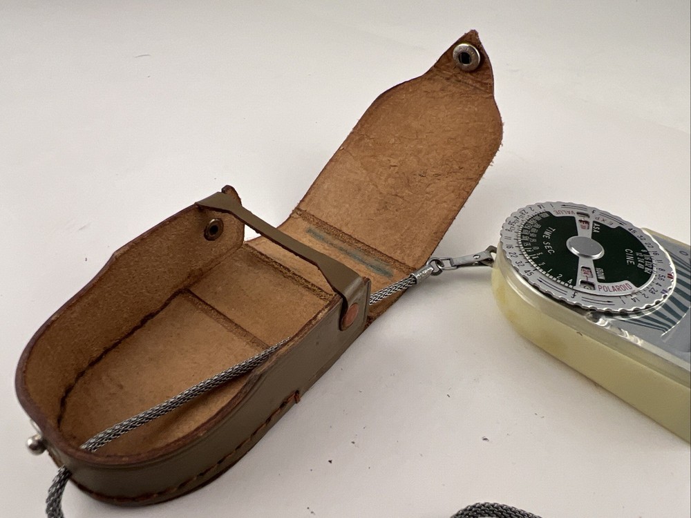 Vintage Alpex Light Meter Japan w/ Leather Case & Strap