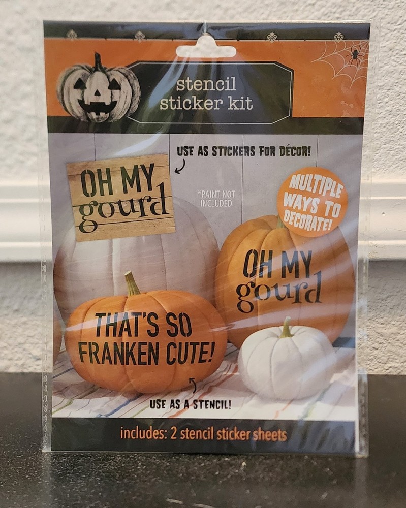 Stencil Sticker Kit 2 Stencil Sticker Sheets