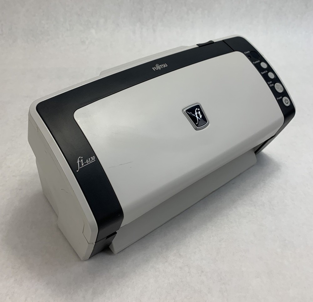 Fujitsu fi-6130 Document Scanner - Missing Document Holder and Catch Tray