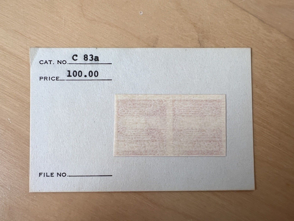 1973 C83a Imperforate Winged US Letter Airmail Stamps