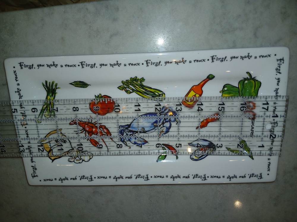 "Make A Roux" Rectangle Tray (13" x 6.75")