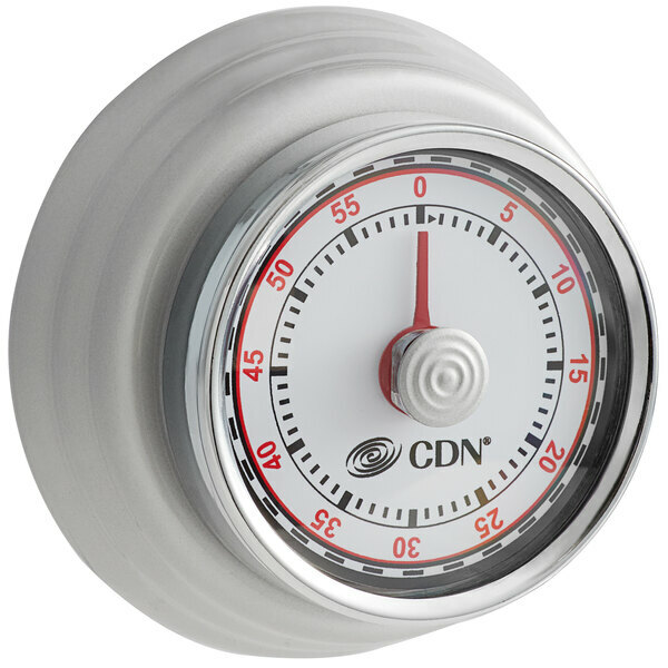 CDN Compact Mechanical 60 Minute Kitchen Timer (select color below)