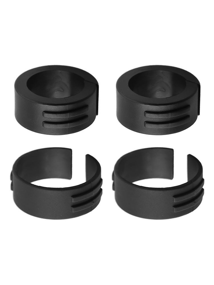 Black Front Mount Gasket Bicycle Handlebar Washer Rings 4PC Set for Garmin