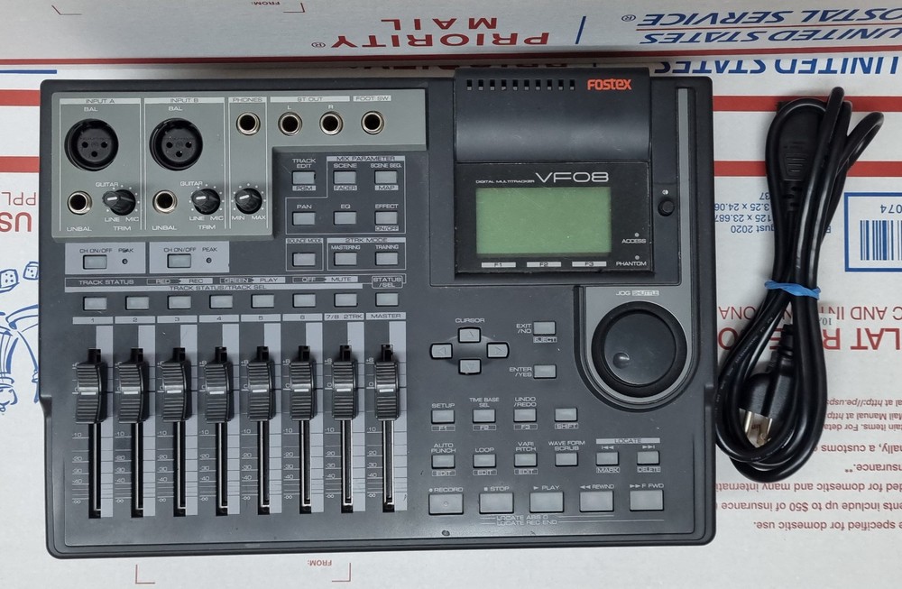FOSTEX VF08 Digital Multi-Tracker Recorder MTR Black