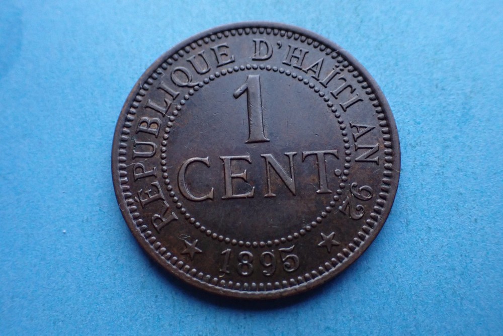 Haiti, One Cent 1895, see images.