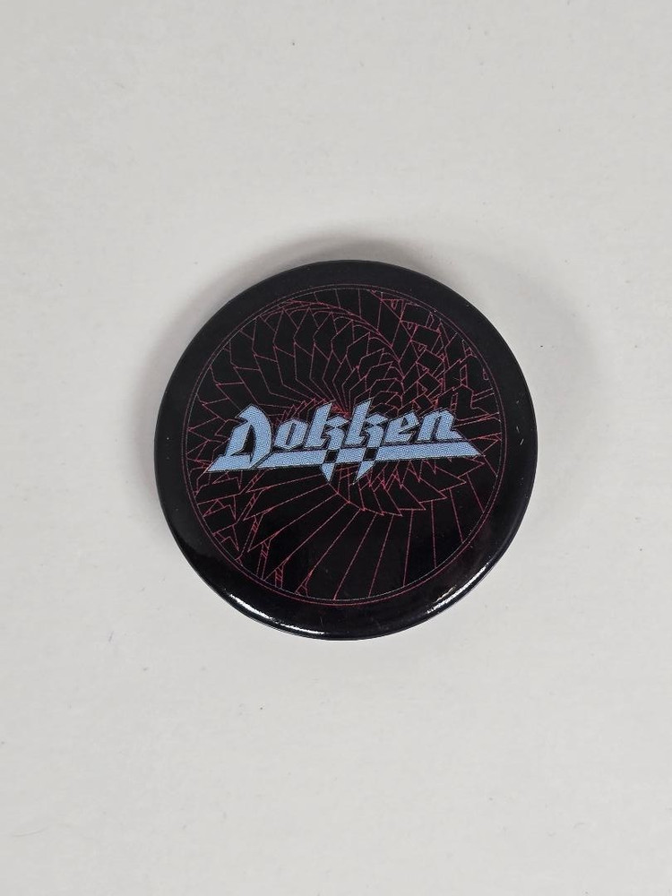 Dokken - Vintage Pinback Button by Button Up - Excellent Condition.