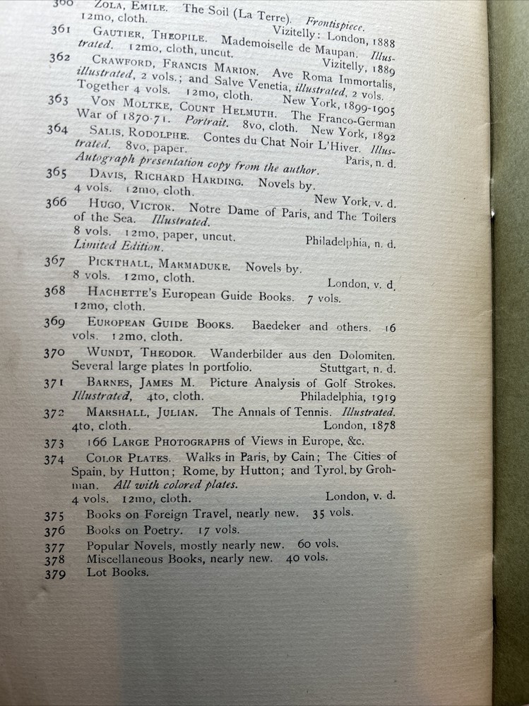 Henkels Catalog: Books - December 20, 1921