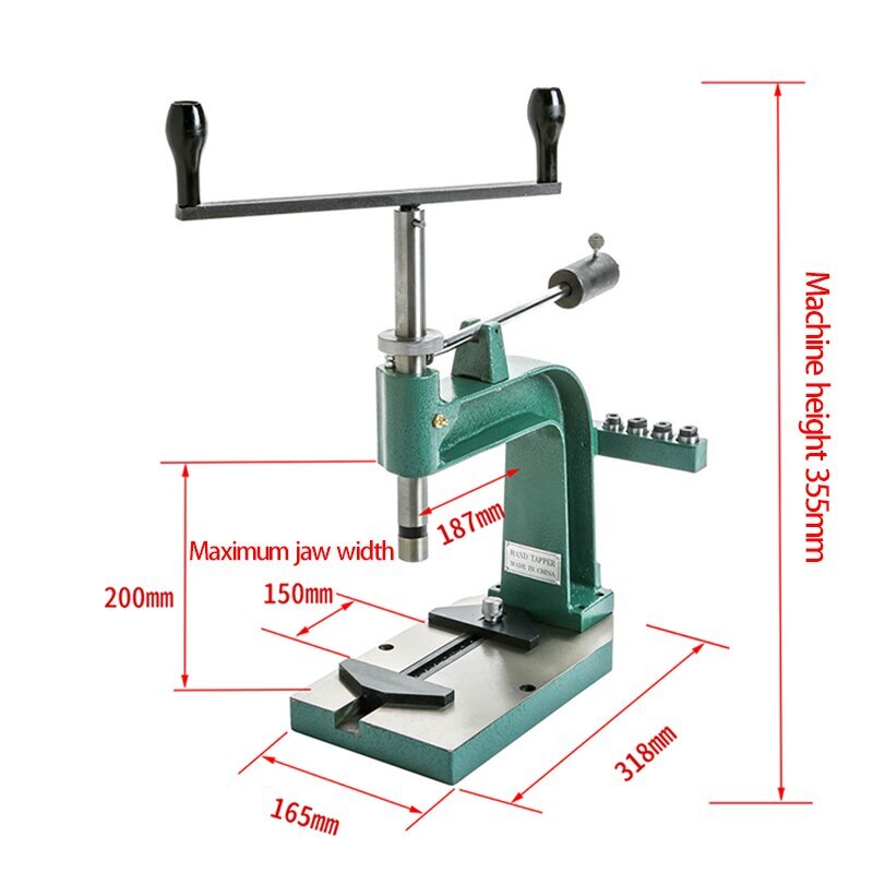 Manual Tapping Machine Hand-Cranked Desktop Tapping Machine Small Tapping Tool