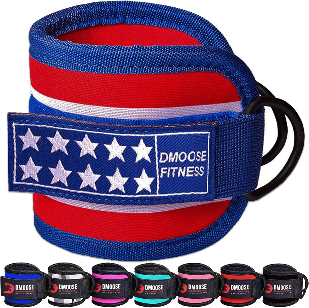 DMoose Ankle Strap for Cable Machine Attachments - Single, american - single