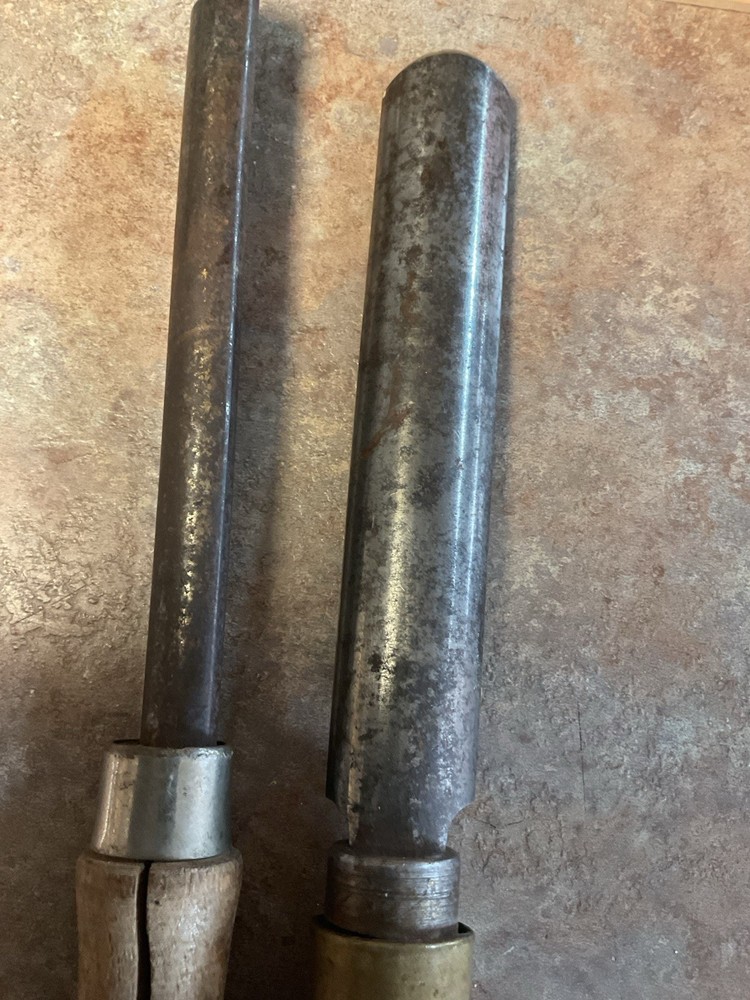 Woodworking Gouges Lot Of Two Unbranded Used